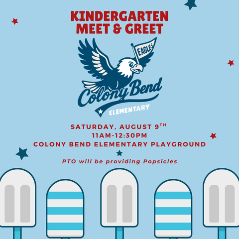 Kindergarten Meet & Greet Saturday, August 9th